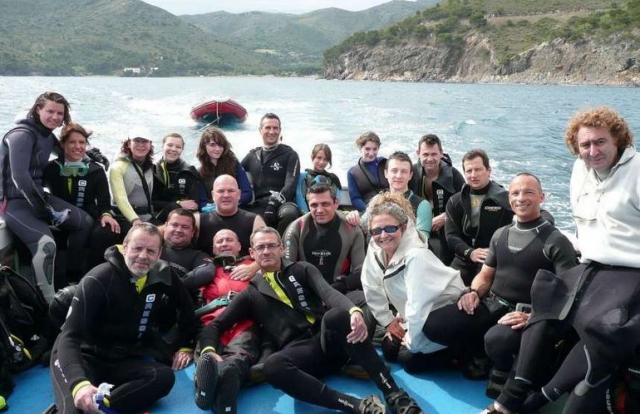 Salida con el club de buceo de Toulouse